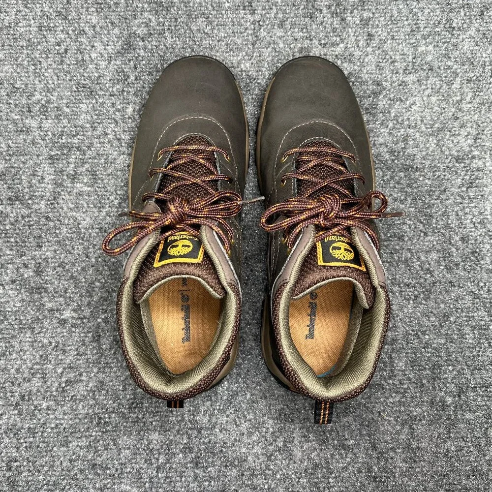 Timberland Mt. Maddsen Mid Boots Boy's‎ 5 Brown Leather Waterproof Hiking Shoes